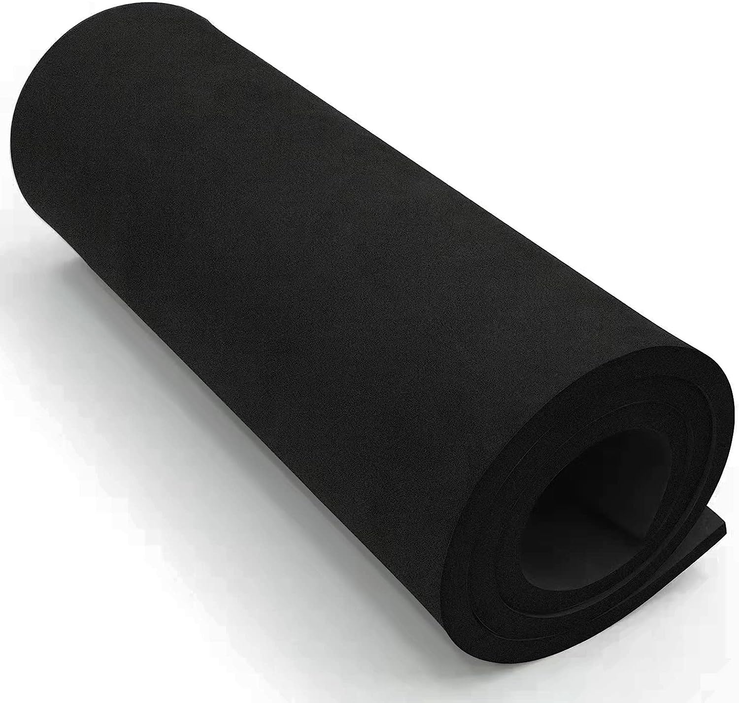 Black Eva Foam Cosplay Sheets Roll Premium Eva Craft Foam 10mm Thick 13.9" x 39" High Density 86kg/m3 For Cosplay Costume Crafts DIY Projects By PAIDU