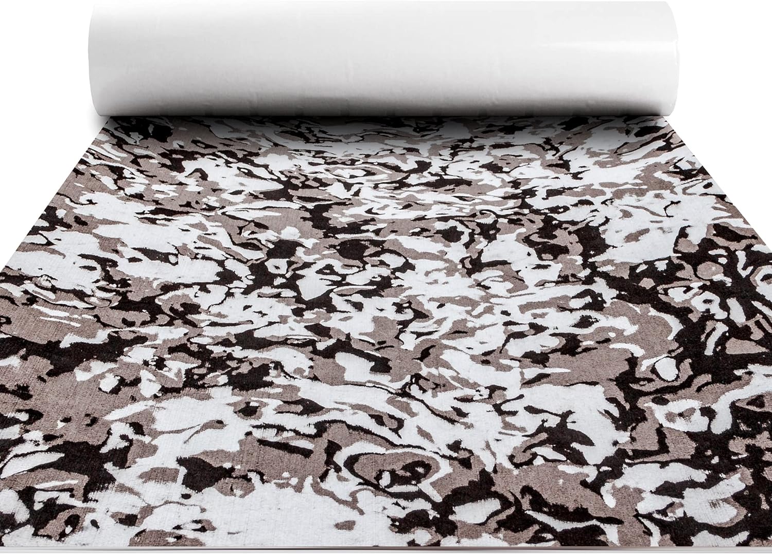 Tapis de bateau en mousse Eva pour terrasse de bateau, camouflage brossé, tapis marin autocollant pour bateau Jon Boat, ponton, bateau à moteur, camping-car, yacht, kayak 238,4 x 119,4 cm/69,9 cm/40,6 cm par PAIDU