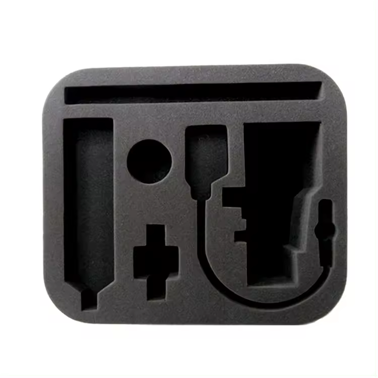 Produits de plateau de gravure en mousse Eva noire sur mesure en mousse noire Paidu