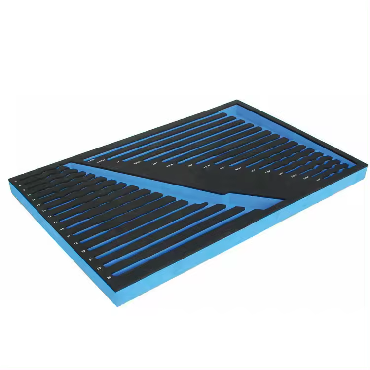 Paidu – matériau d'emballage haute densité, mousse d'emballage de forme personnalisée, couleur noire, mousse Eva gravée pour la protection de l'emballage