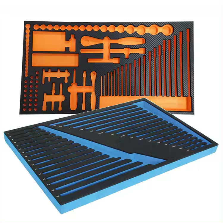 Paidu – matériau d'emballage haute densité, mousse d'emballage de forme personnalisée, couleur noire, mousse Eva gravée pour la protection de l'emballage