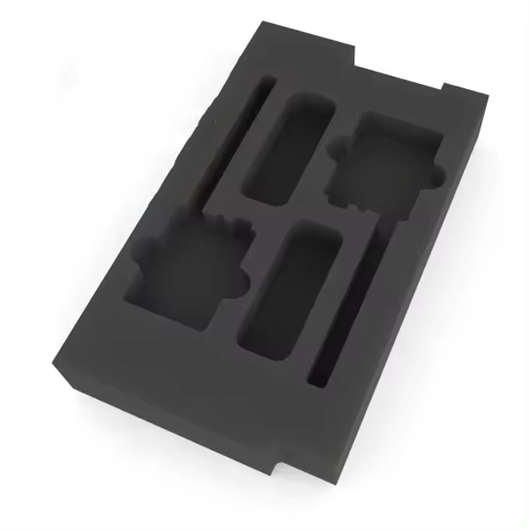 Produits de plateau de gravure en mousse Eva noire sur mesure en mousse noire Paidu