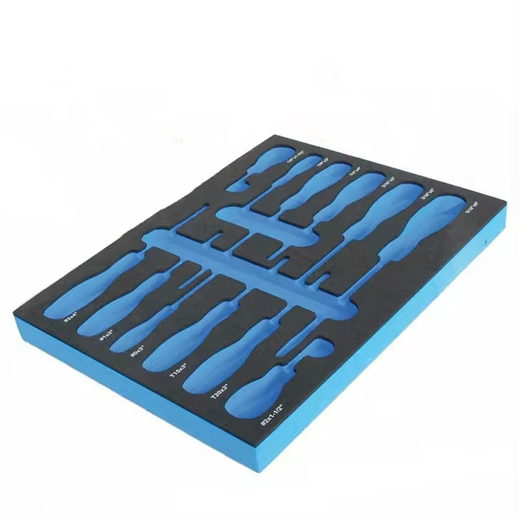 Paidu – matériau d'emballage haute densité, mousse d'emballage de forme personnalisée, couleur noire, mousse Eva gravée pour la protection de l'emballage