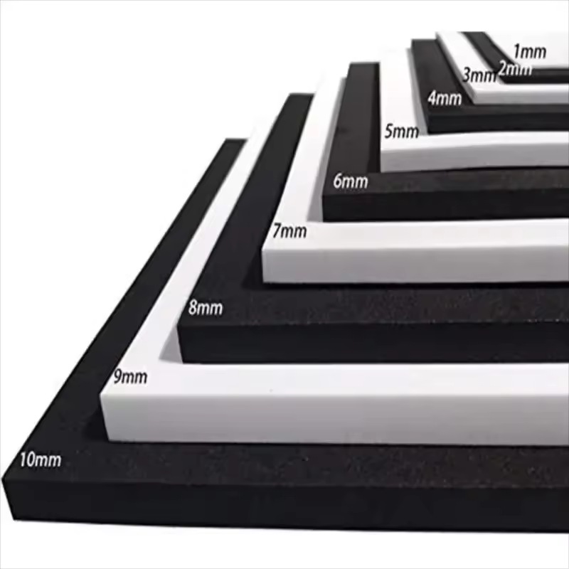 Paidu high density material foam eva sheet wholesale high shock absorption black and white eva foam sheet 15mm